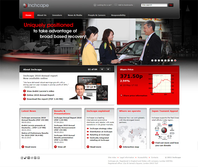 Inchcape Corporate Website